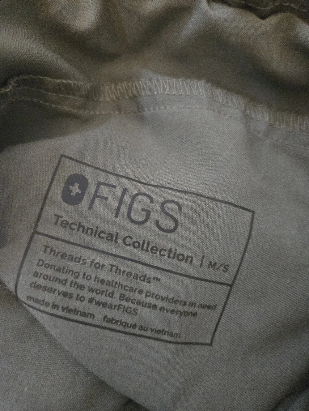 Men’s FIGS Tansen Jogger Scrub Pants Medium Short Moss Limited Edition Medical